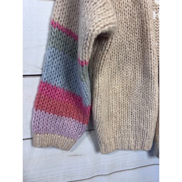 Saltwater Luxe Los Angeles Sweater Camel Size LG NWT Cozy Comfy Chic - Picture 6 of 6